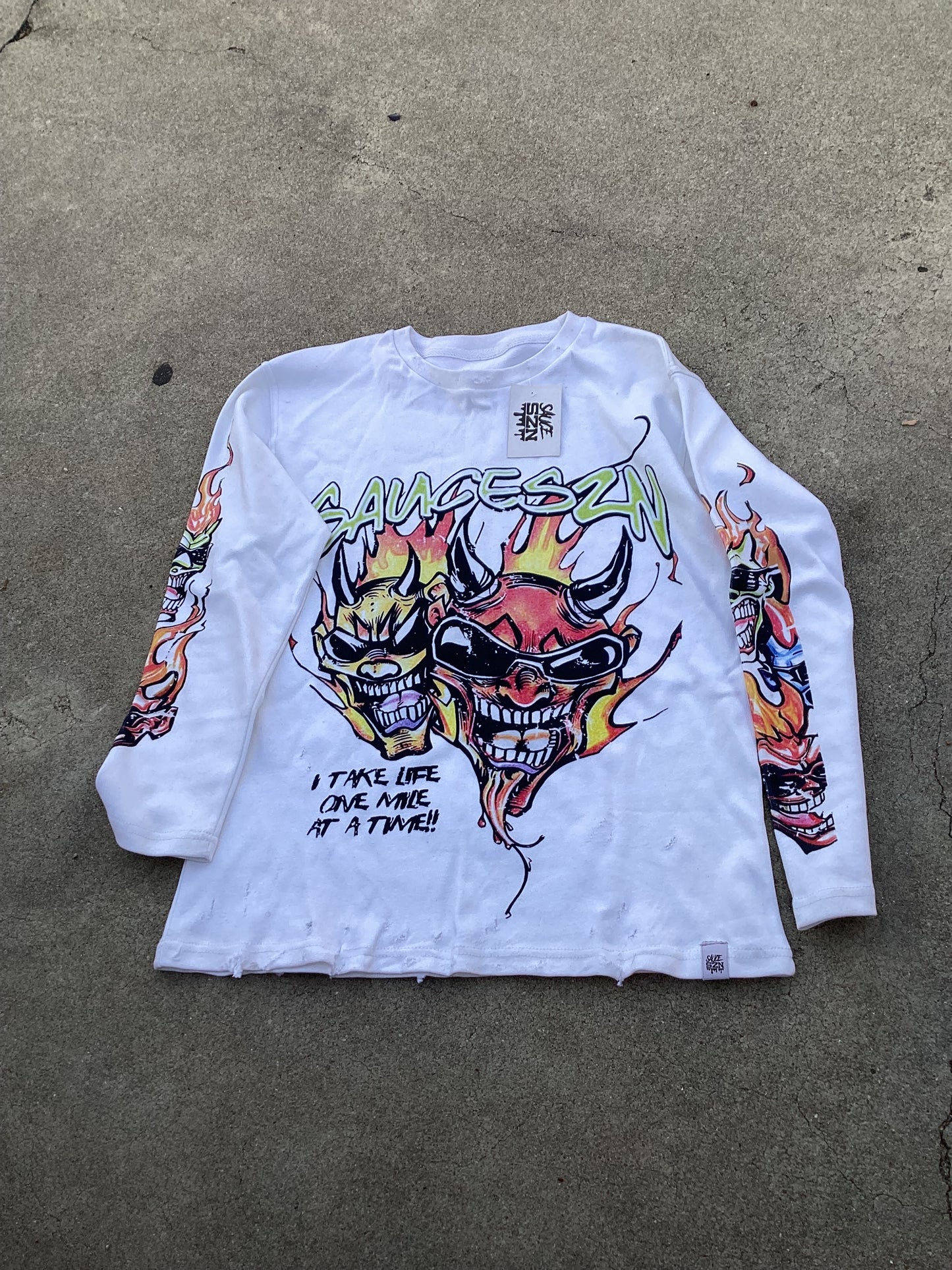 One Mile A Time Long-sleeve